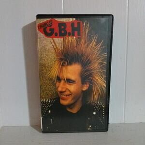 Charged GBH VHS Live Para Punx Video Punk Rock